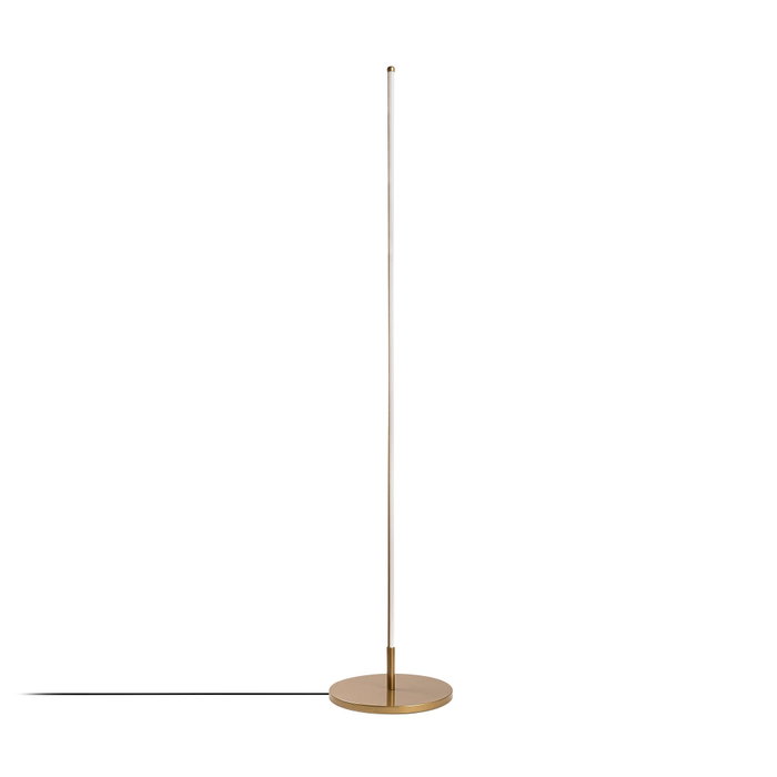 Opviq Lámpara de pie de metal dorado con LED integrado 36W 3000K Opviq Lámpara de pie de metal dorado con LED integrado 36W 3000K
